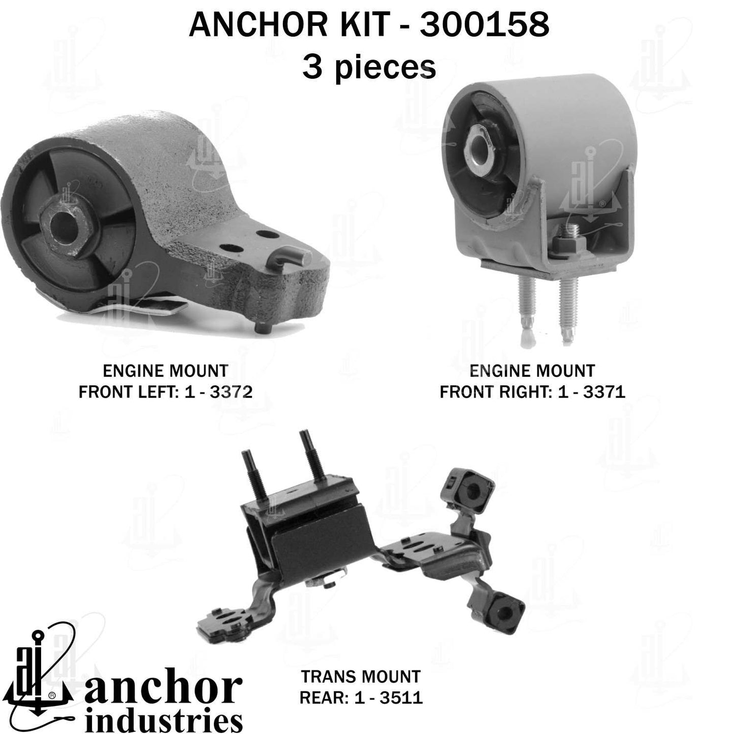 Anchor Engine Mount Kit 300158