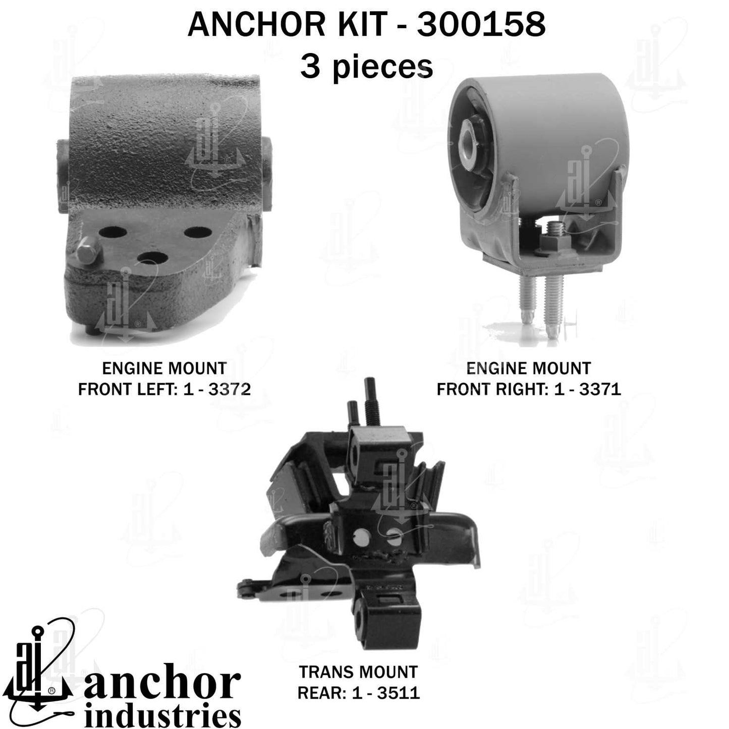 Anchor Engine Mount Kit 300158