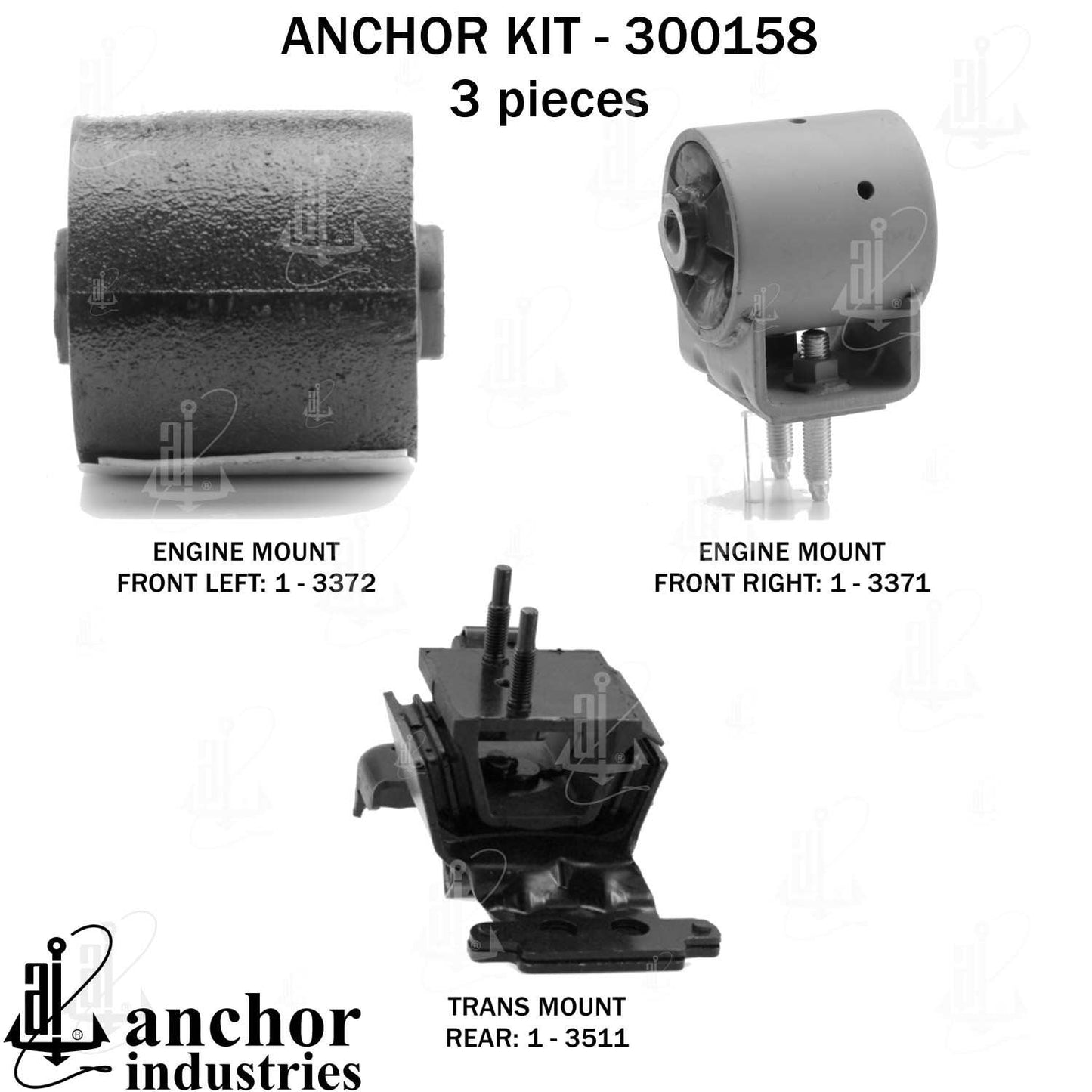 Anchor Engine Mount Kit 300158