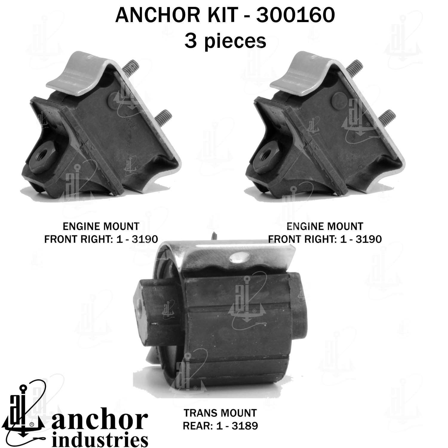 Anchor Engine Mount Kit 300160