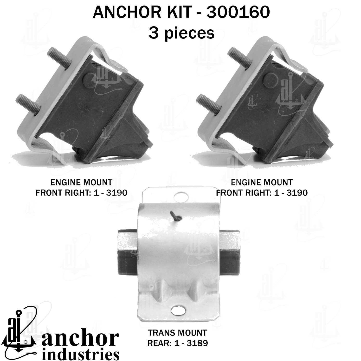 Anchor Engine Mount Kit 300160