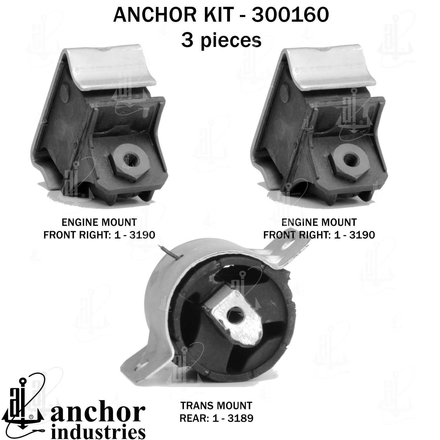 Anchor Engine Mount Kit 300160