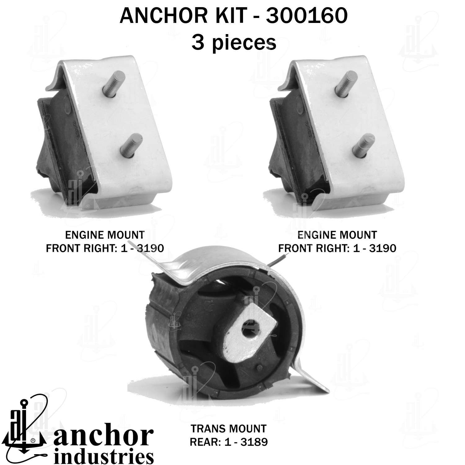 Anchor Engine Mount Kit 300160