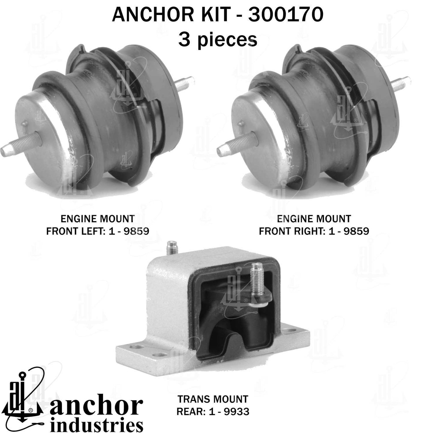 Anchor Engine Mount Kit 300170