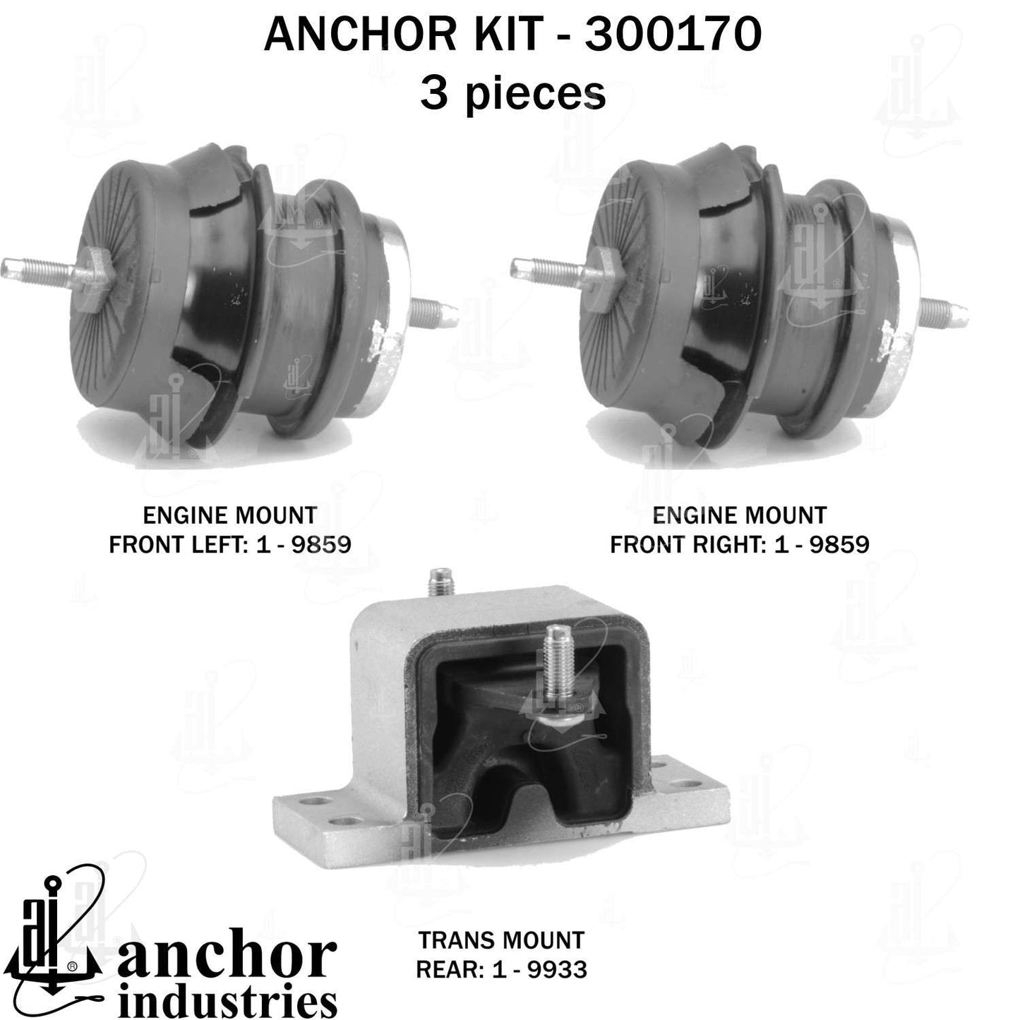 Anchor Engine Mount Kit 300170