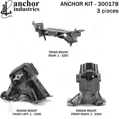 Anchor Engine Mount Kit  top view frsport 300178
