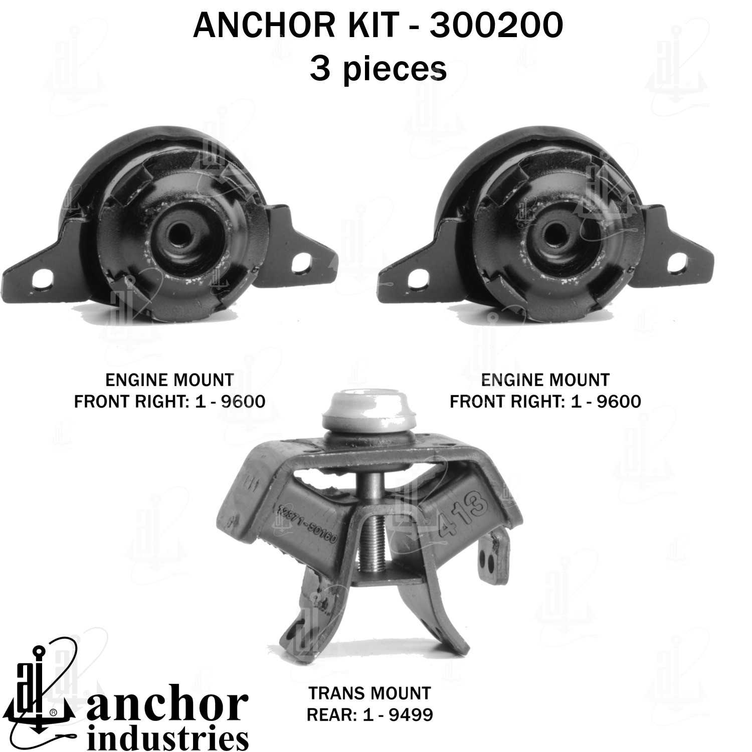 Anchor Engine Mount Kit 300200