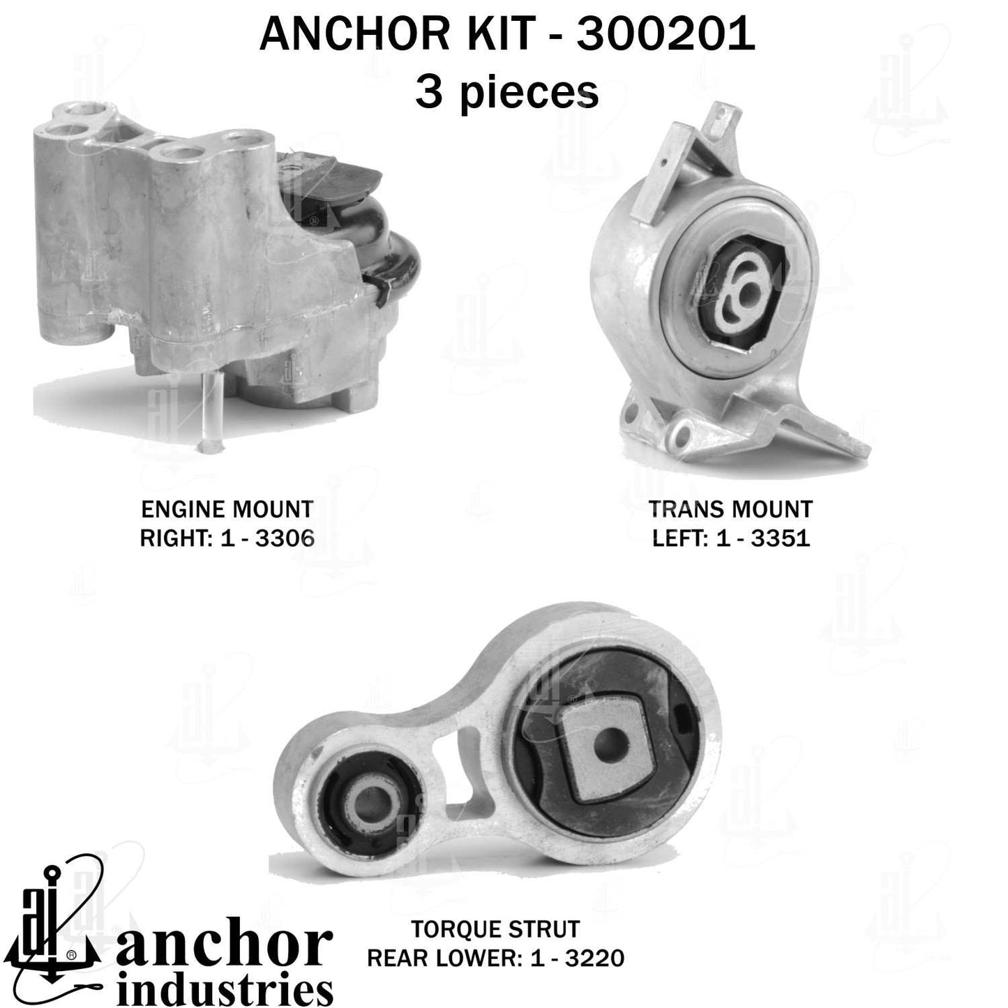 Anchor Engine Mount Kit 300201