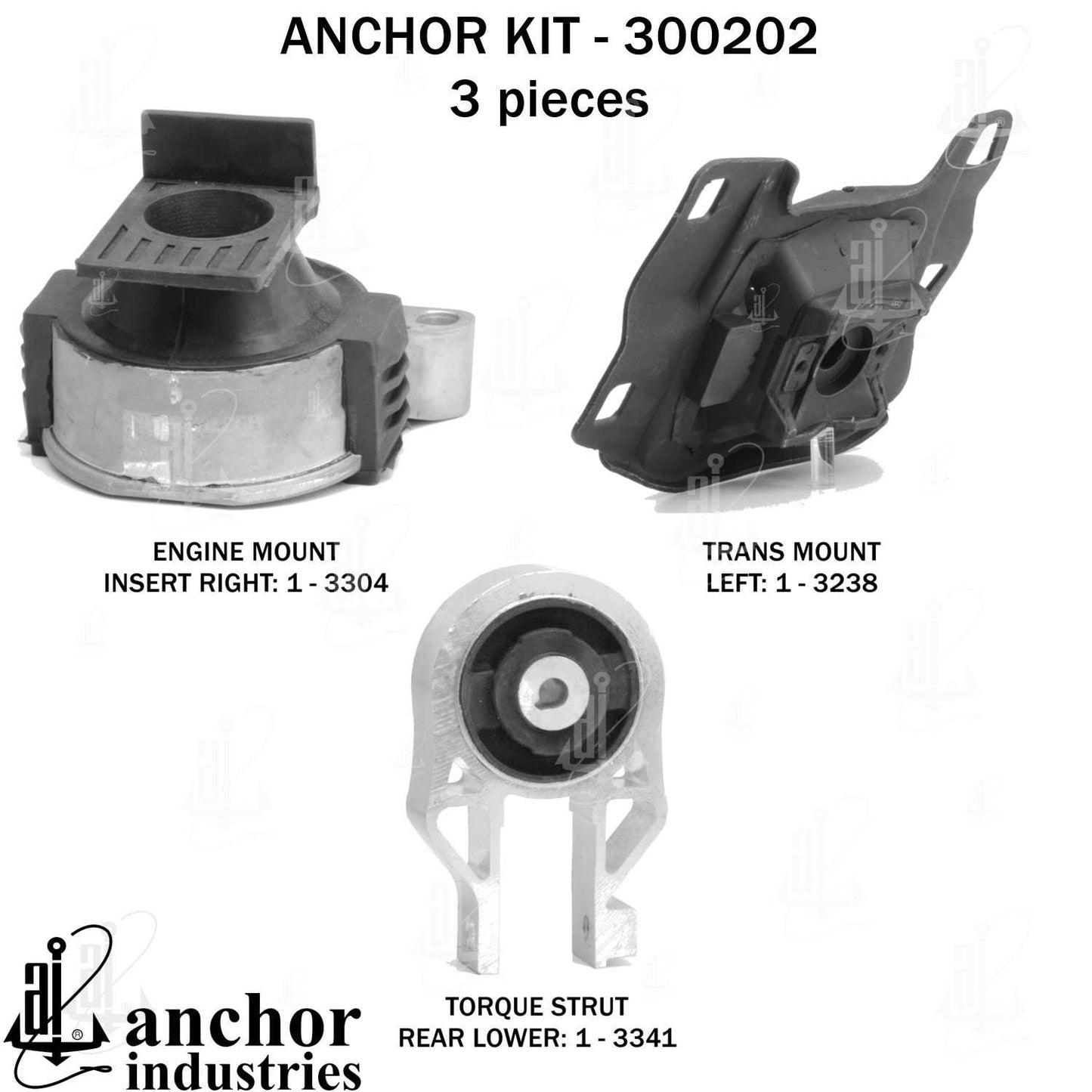 Anchor Engine Mount Kit 300202