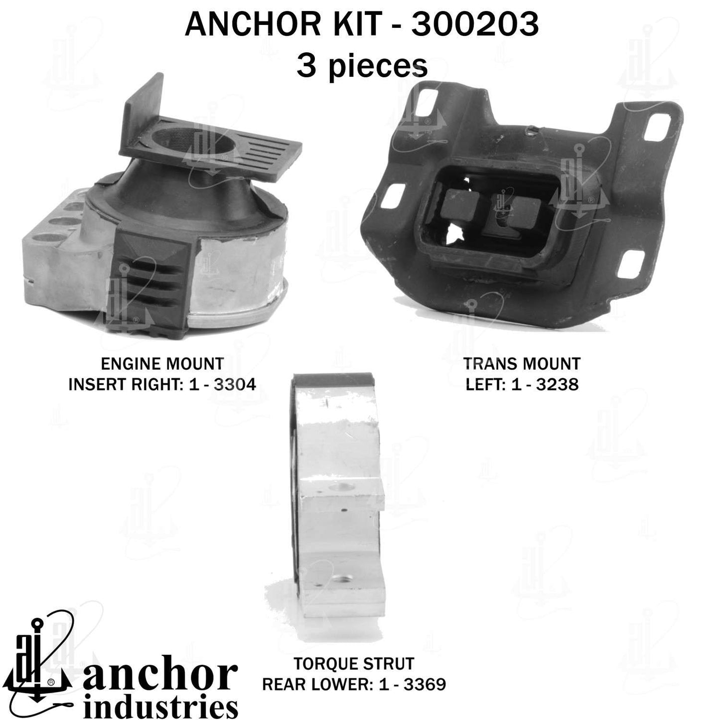 Anchor Engine Mount Kit 300203