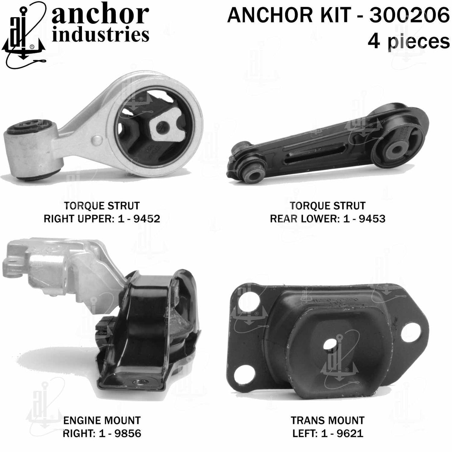 Anchor Engine Mount Kit 300206
