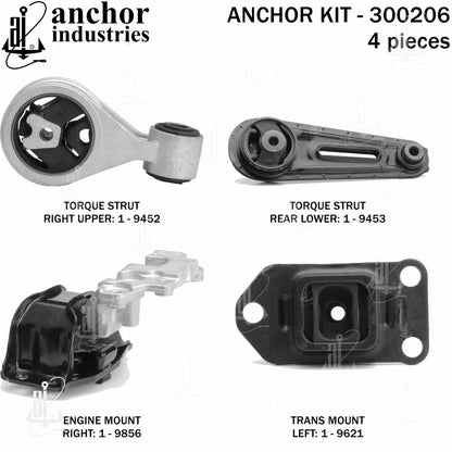 Anchor Engine Mount Kit 300206