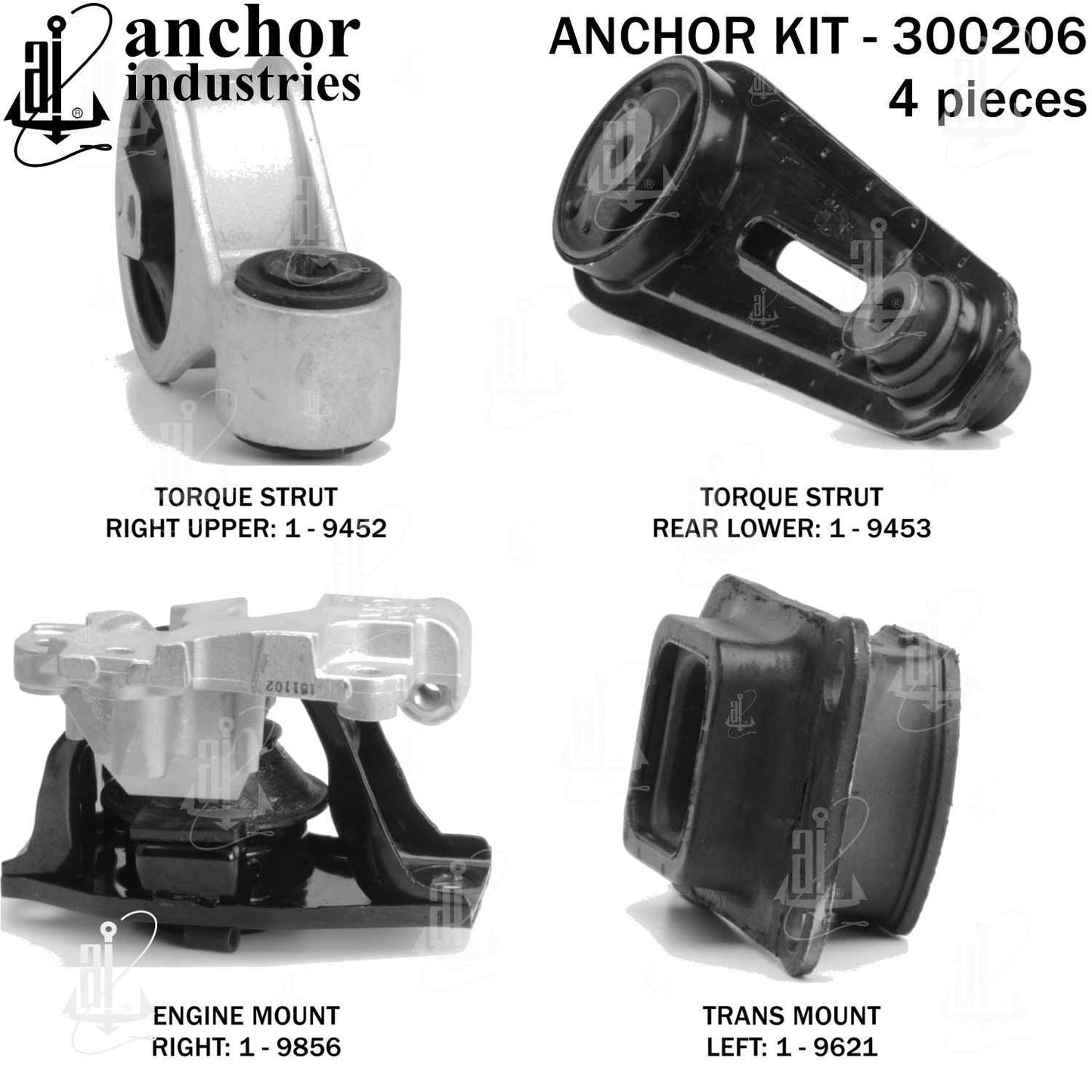 Anchor Engine Mount Kit 300206