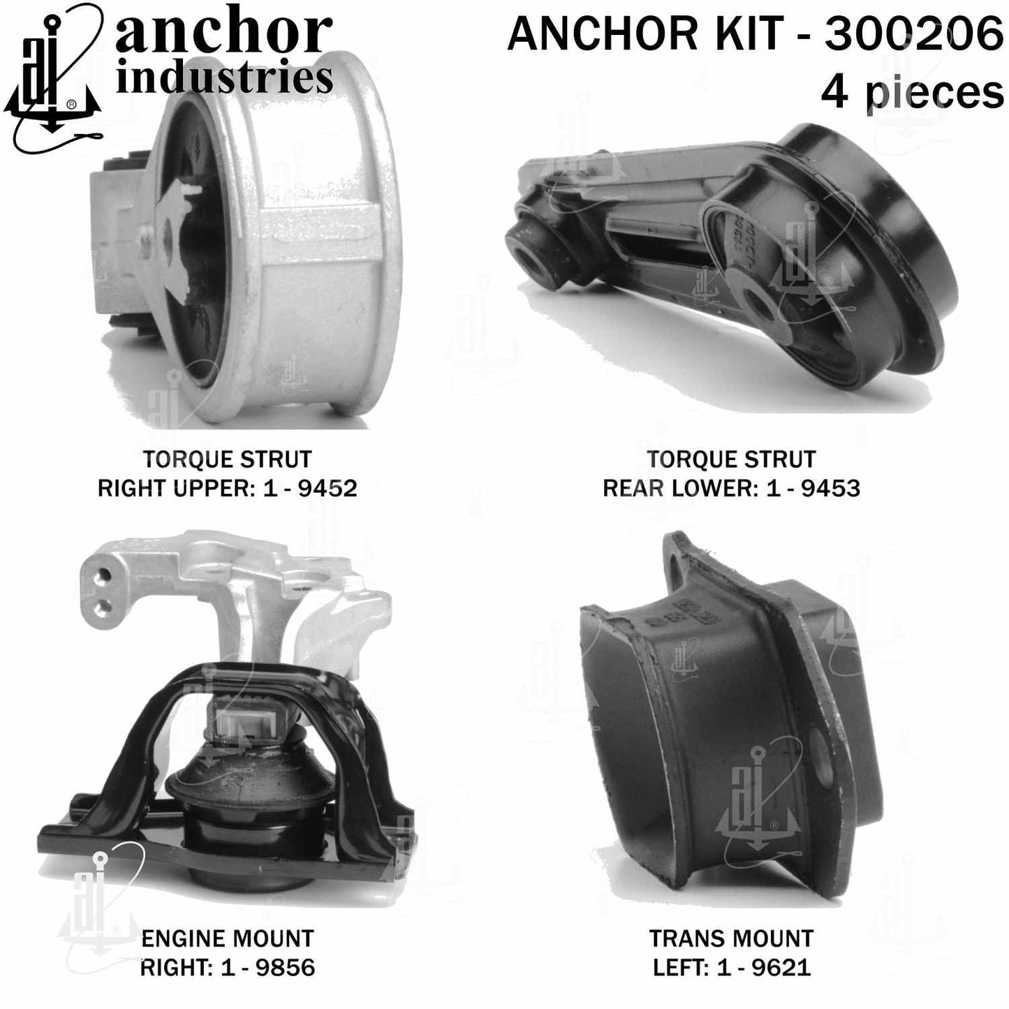 Anchor Engine Mount Kit 300206