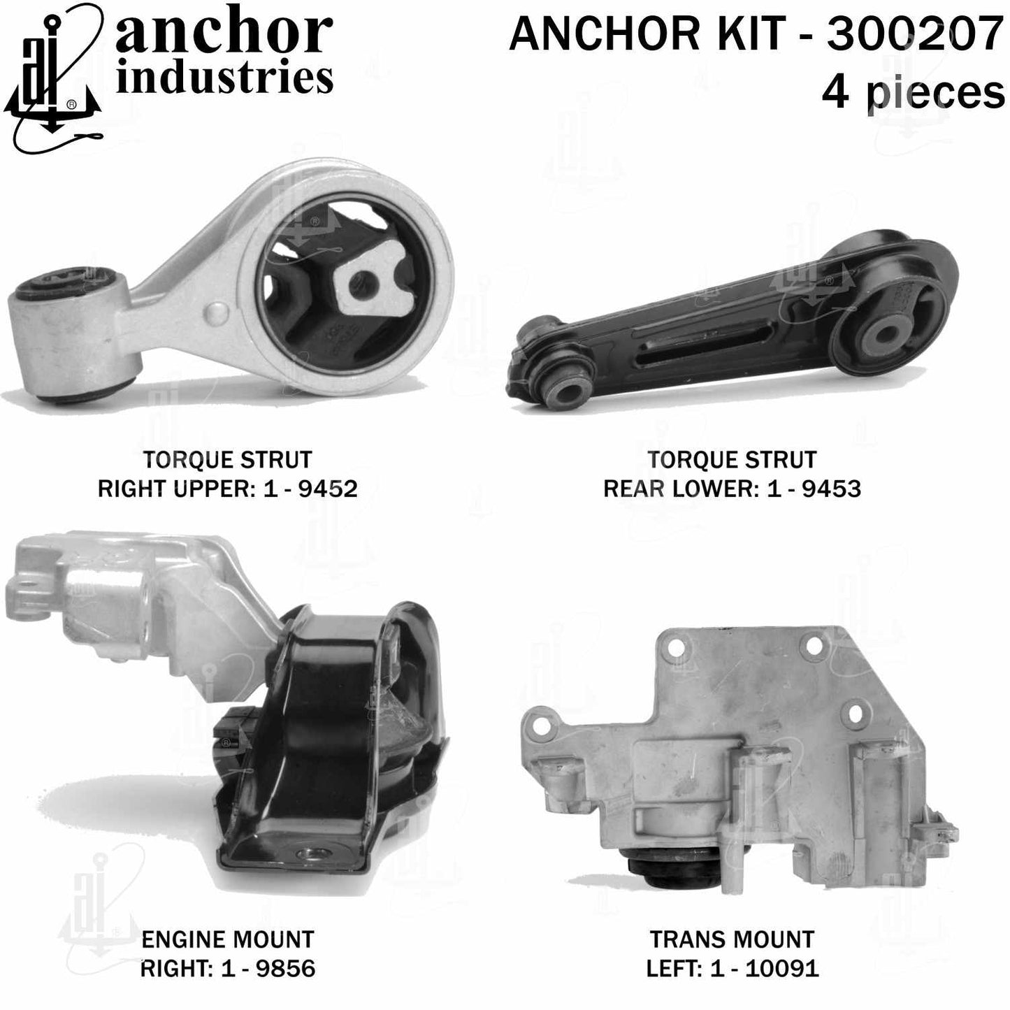 Anchor Engine Mount Kit 300207