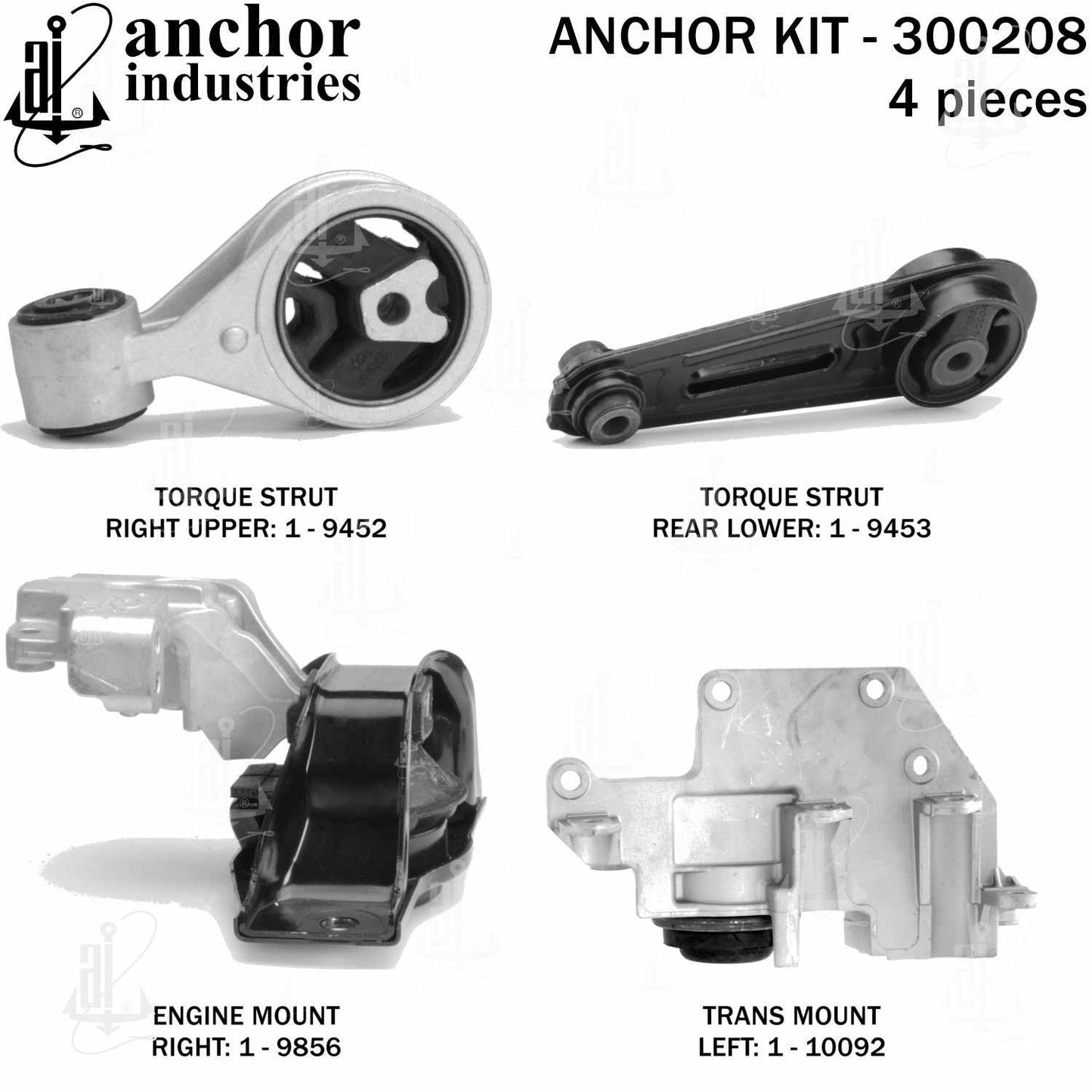 Anchor Engine Mount Kit 300208