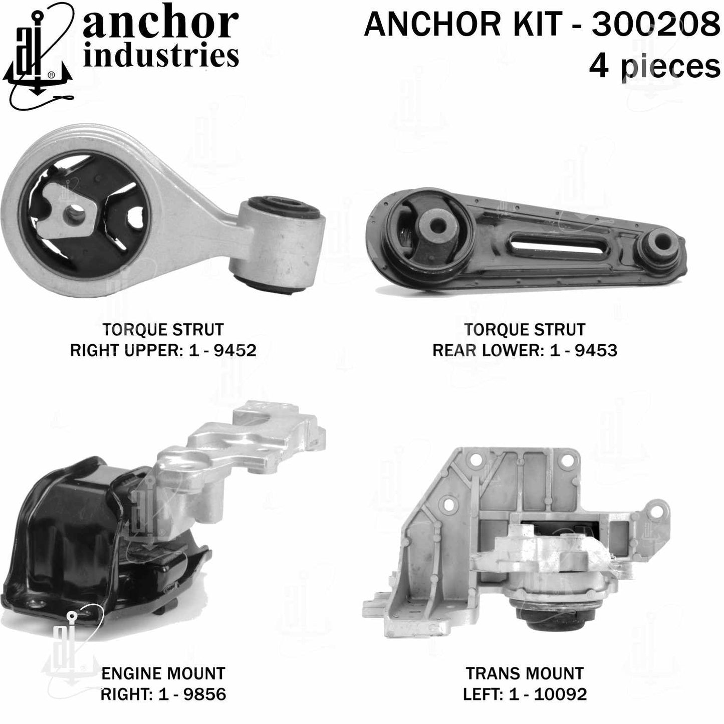 Anchor Engine Mount Kit 300208