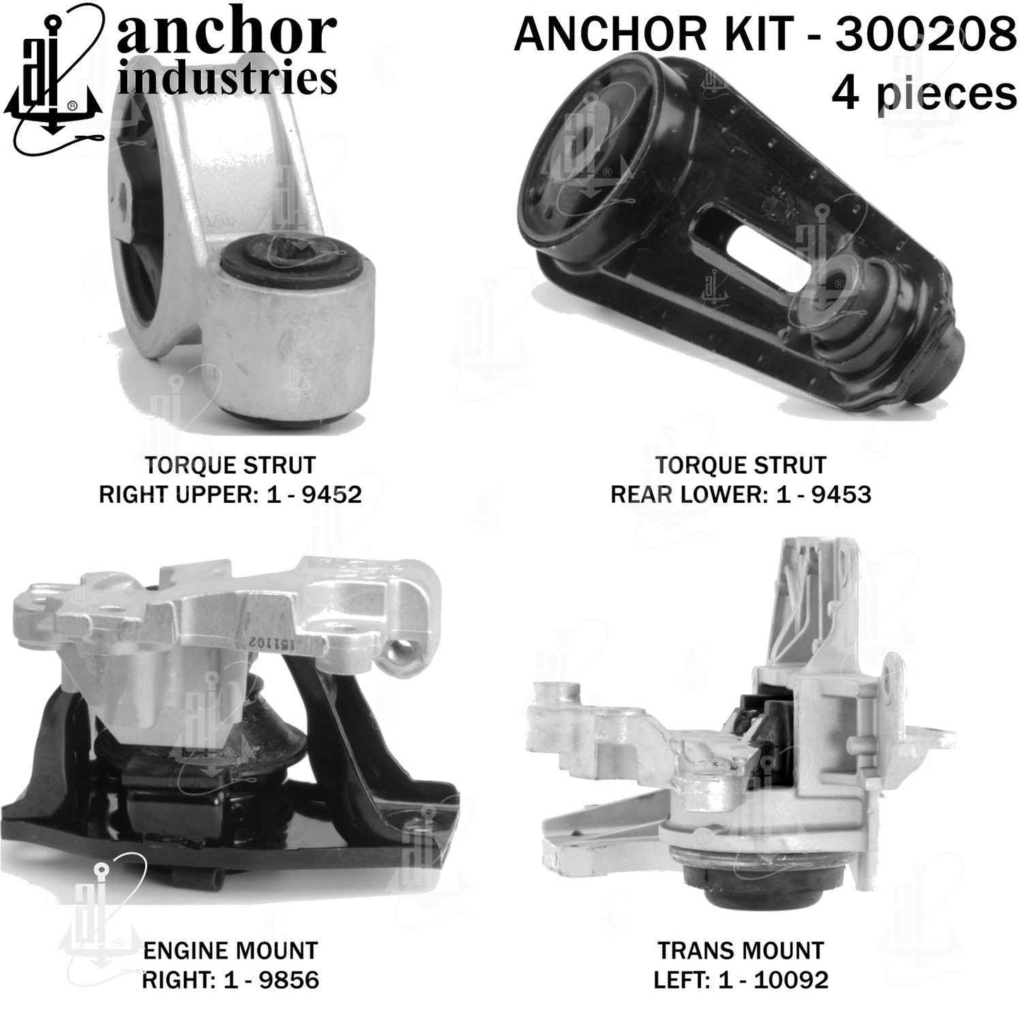 Anchor Engine Mount Kit 300208
