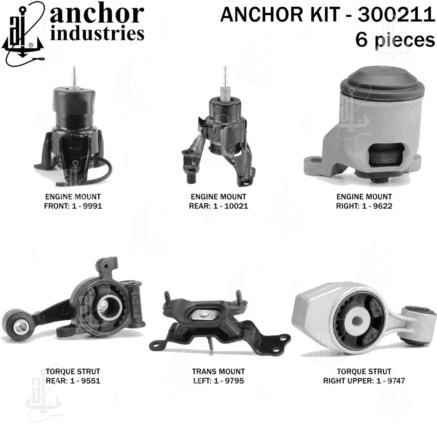Anchor Engine Mount Kit 300211