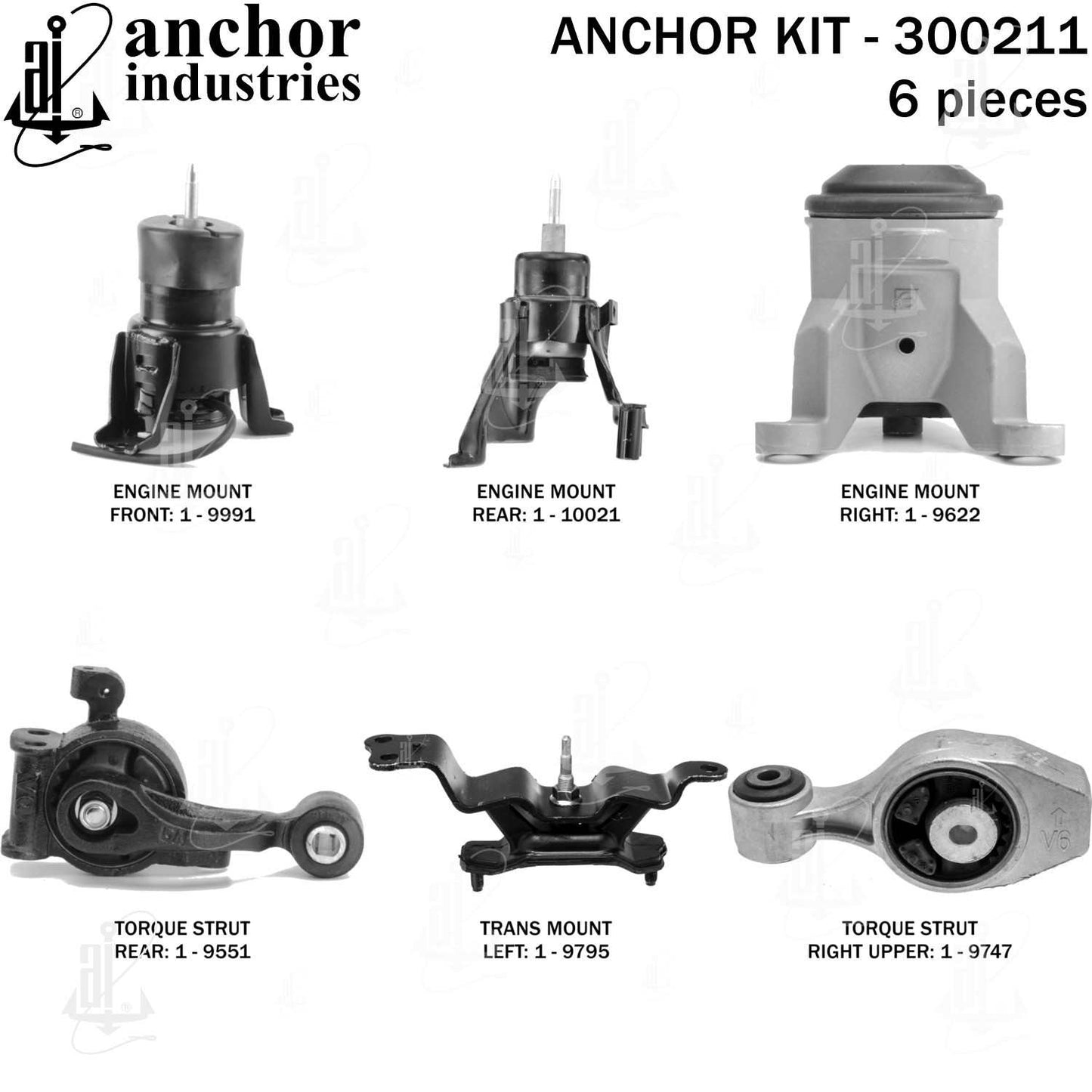 Anchor Engine Mount Kit 300211