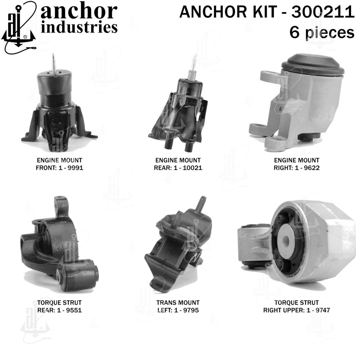 Anchor Engine Mount Kit 300211