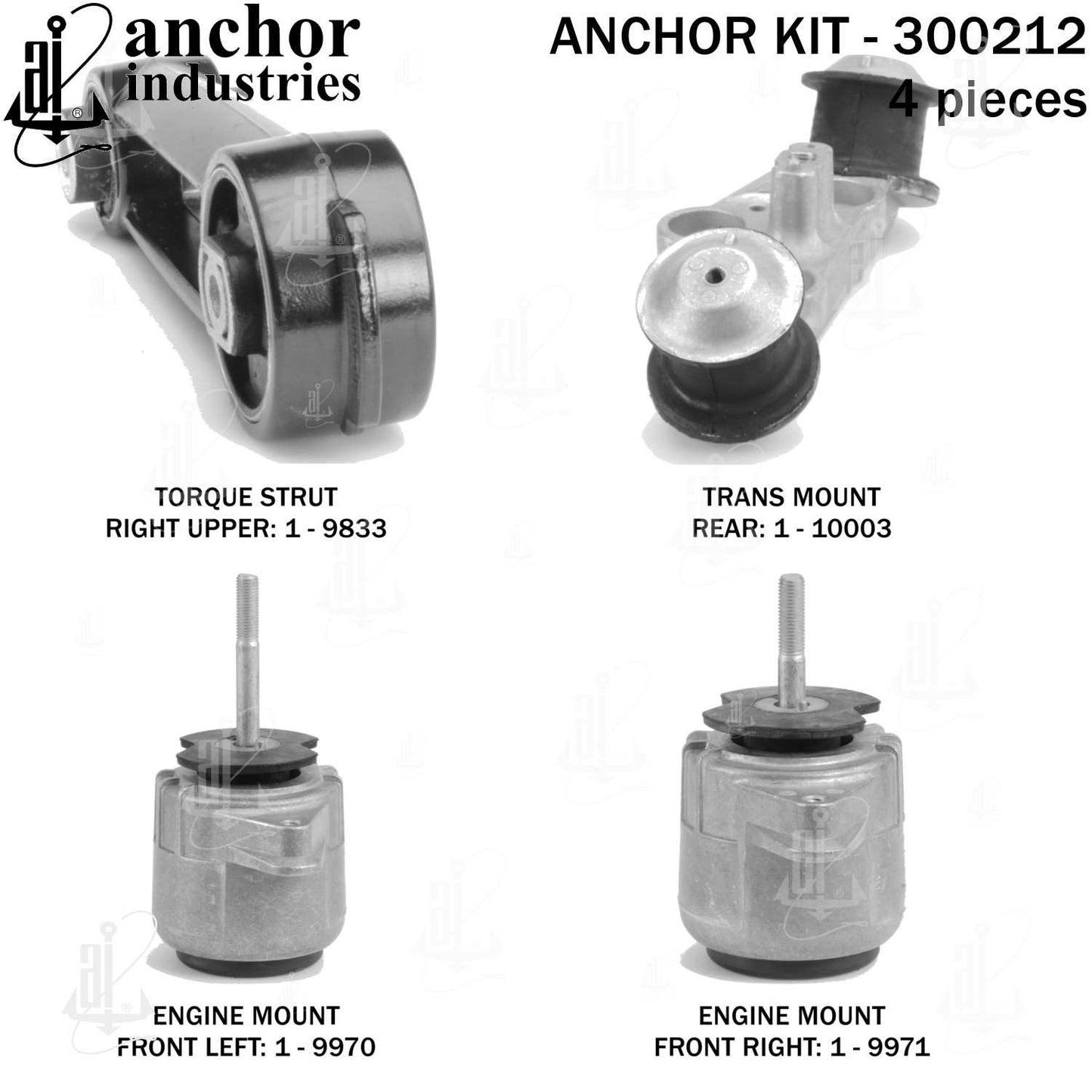 Anchor Engine Mount Kit 300212