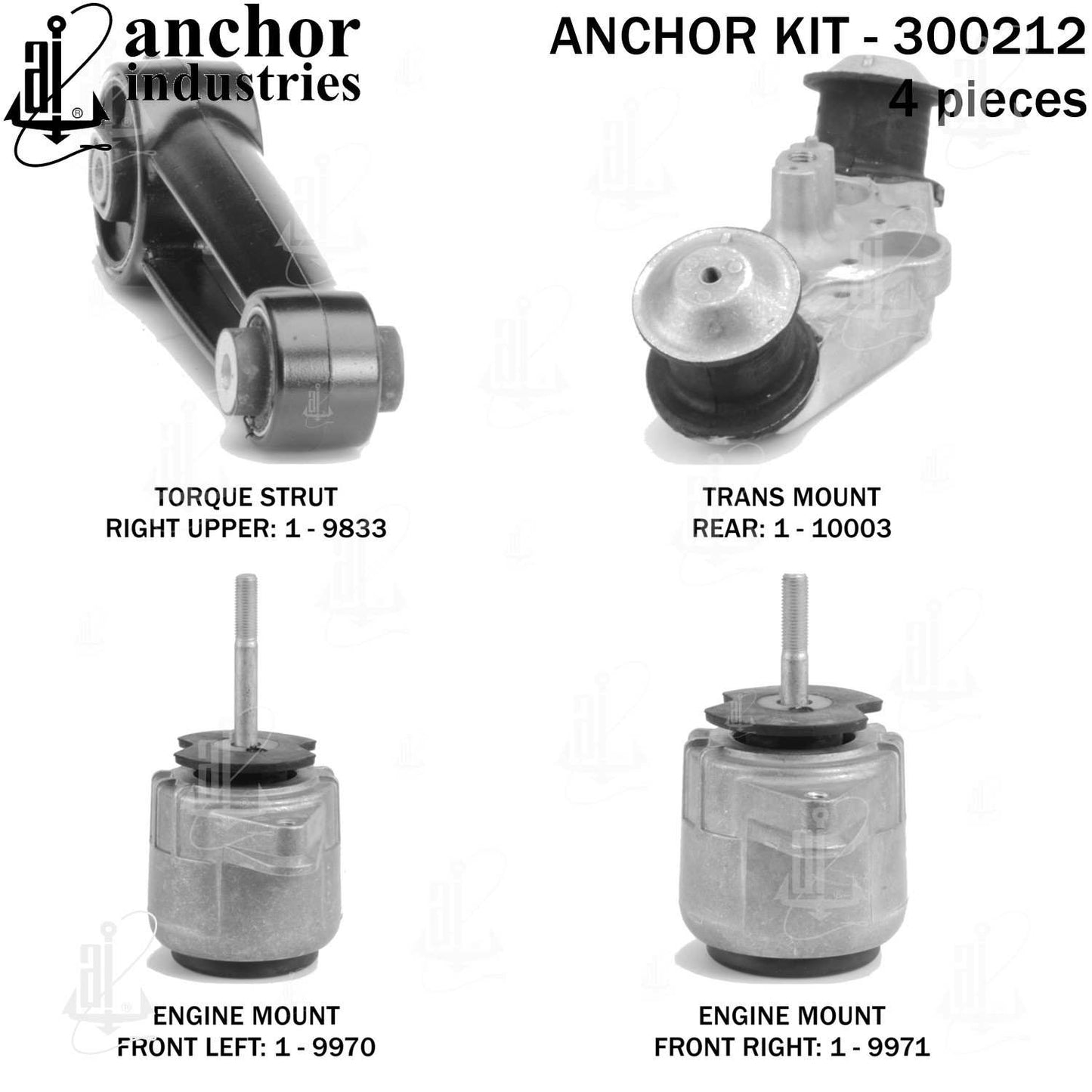 Anchor Engine Mount Kit 300212