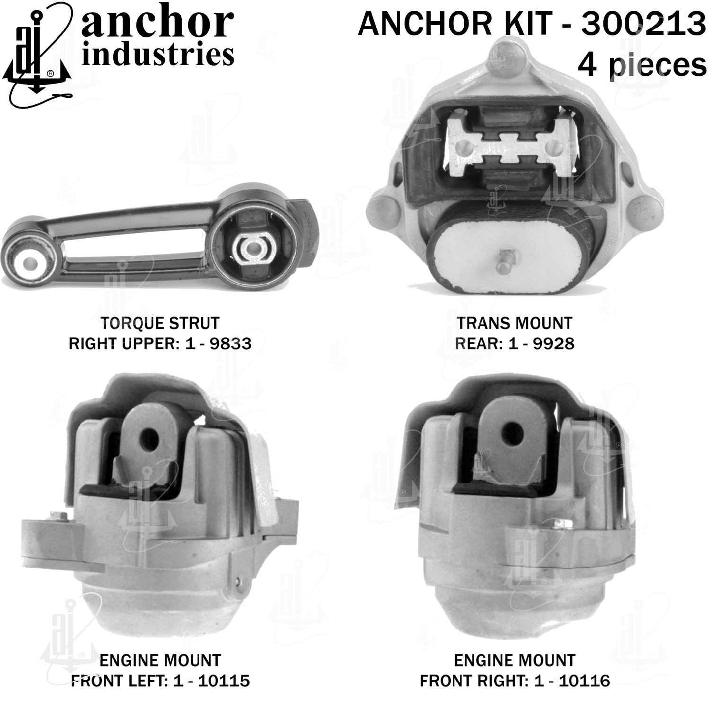 Anchor Engine Mount Kit 300213