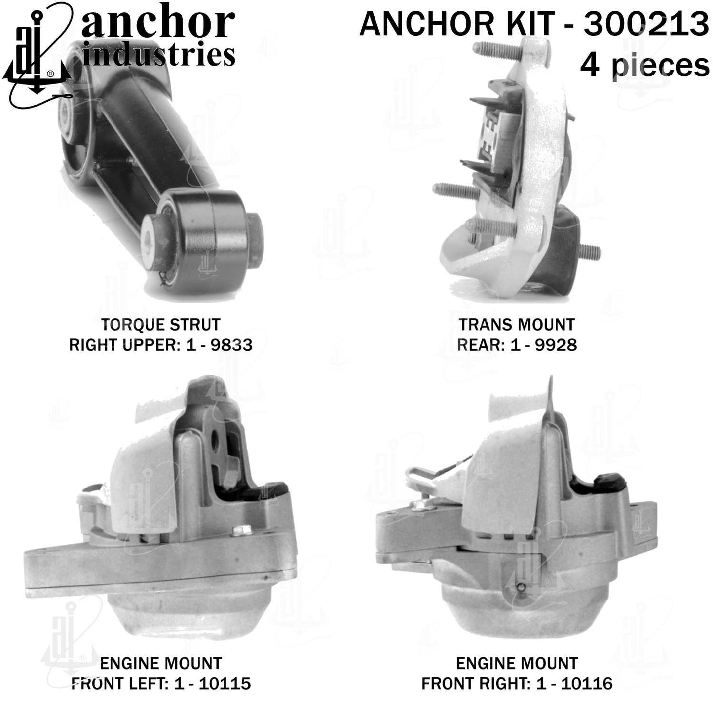 Anchor Engine Mount Kit 300213