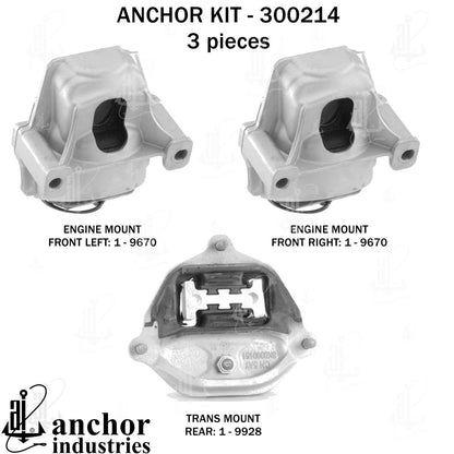 Anchor Engine Mount Kit 300214