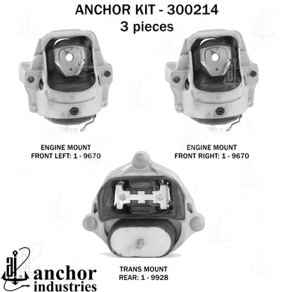 Anchor Engine Mount Kit 300214