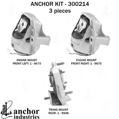Anchor Engine Mount Kit 300214