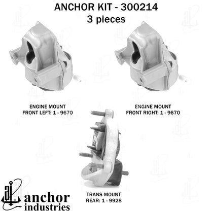 Anchor Engine Mount Kit 300214