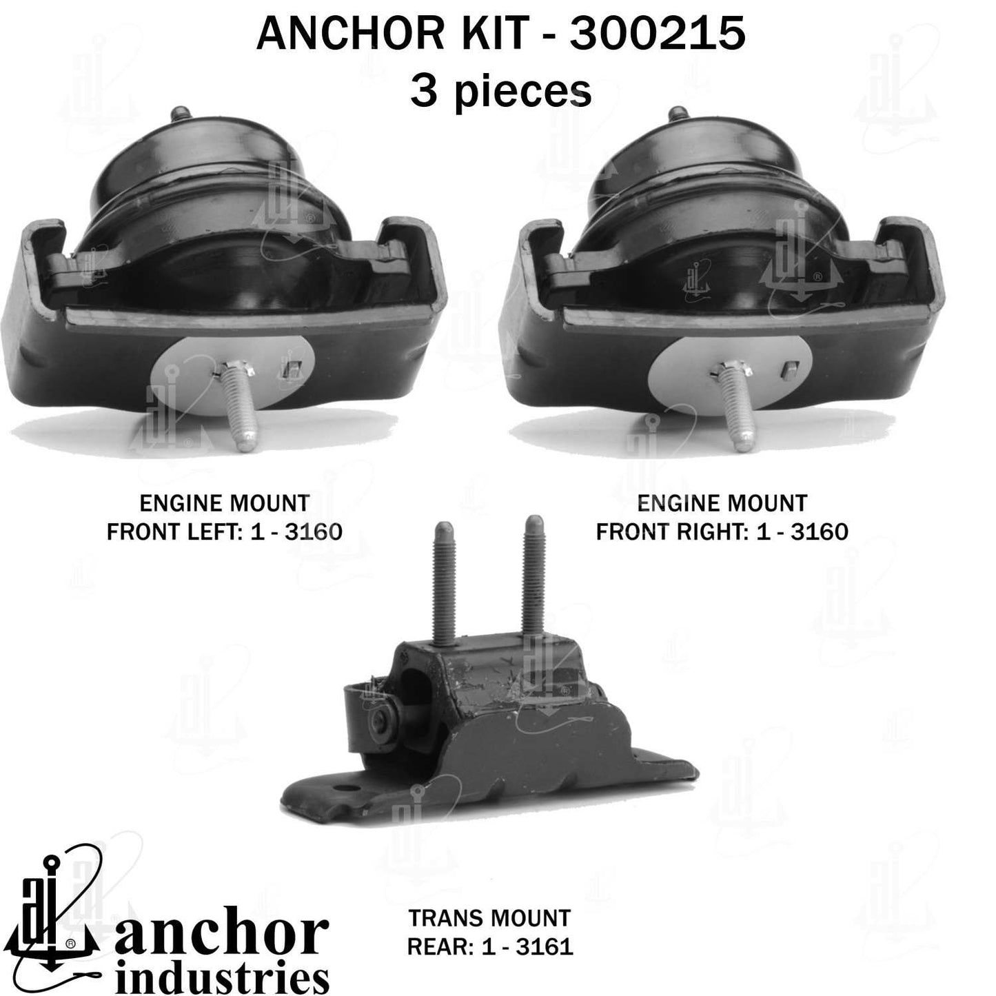 Anchor Engine Mount Kit 300215