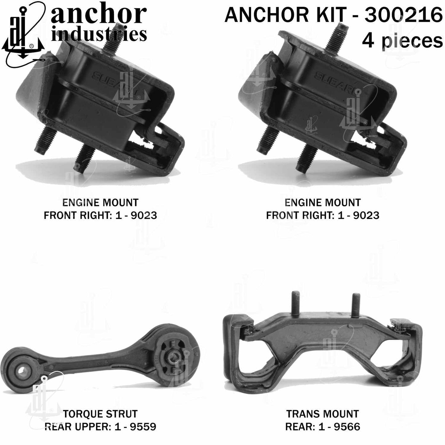Anchor Engine Mount Kit 300216