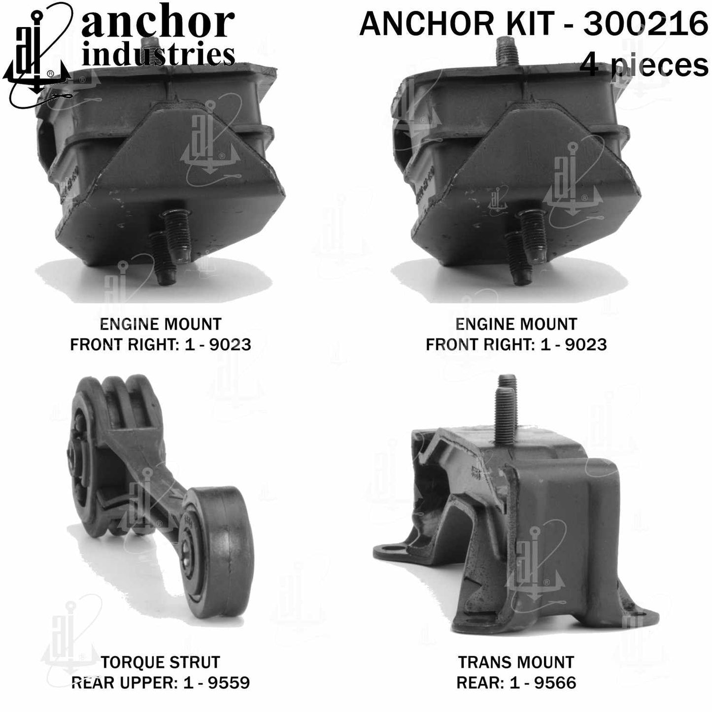 Anchor Engine Mount Kit 300216