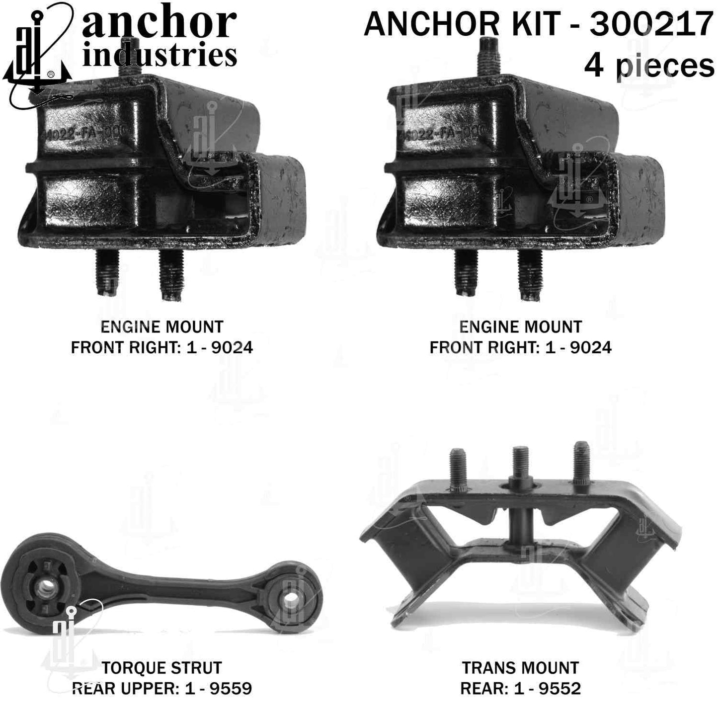Anchor Engine Mount Kit 300217