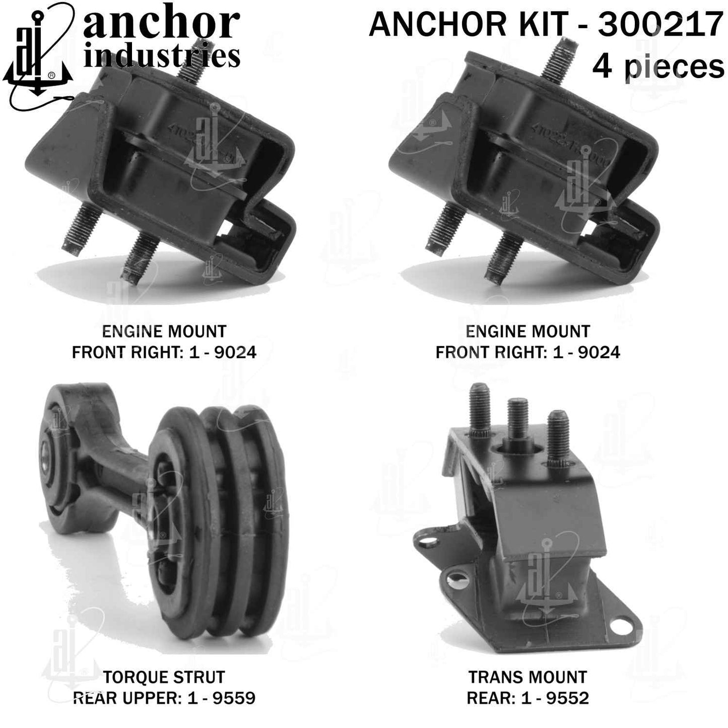 Anchor Engine Mount Kit 300217
