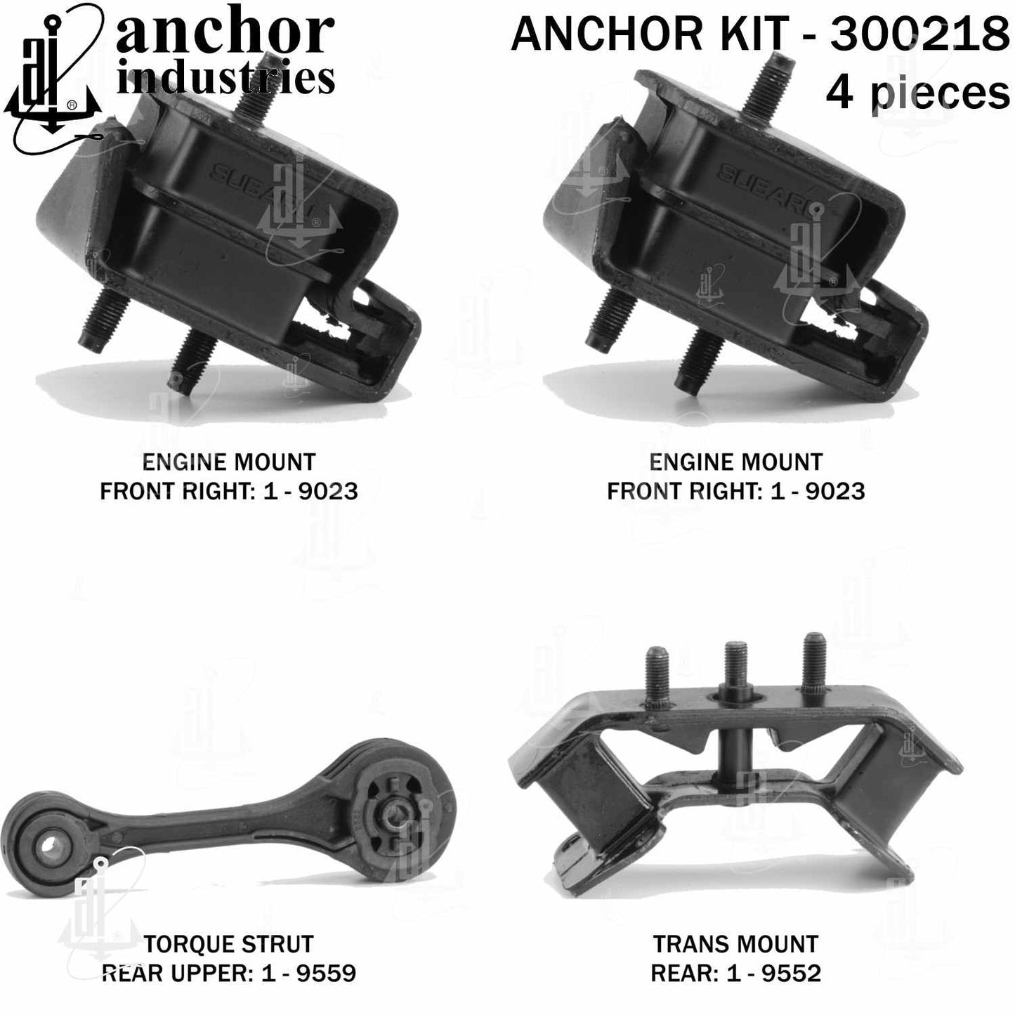 Anchor Engine Mount Kit 300218