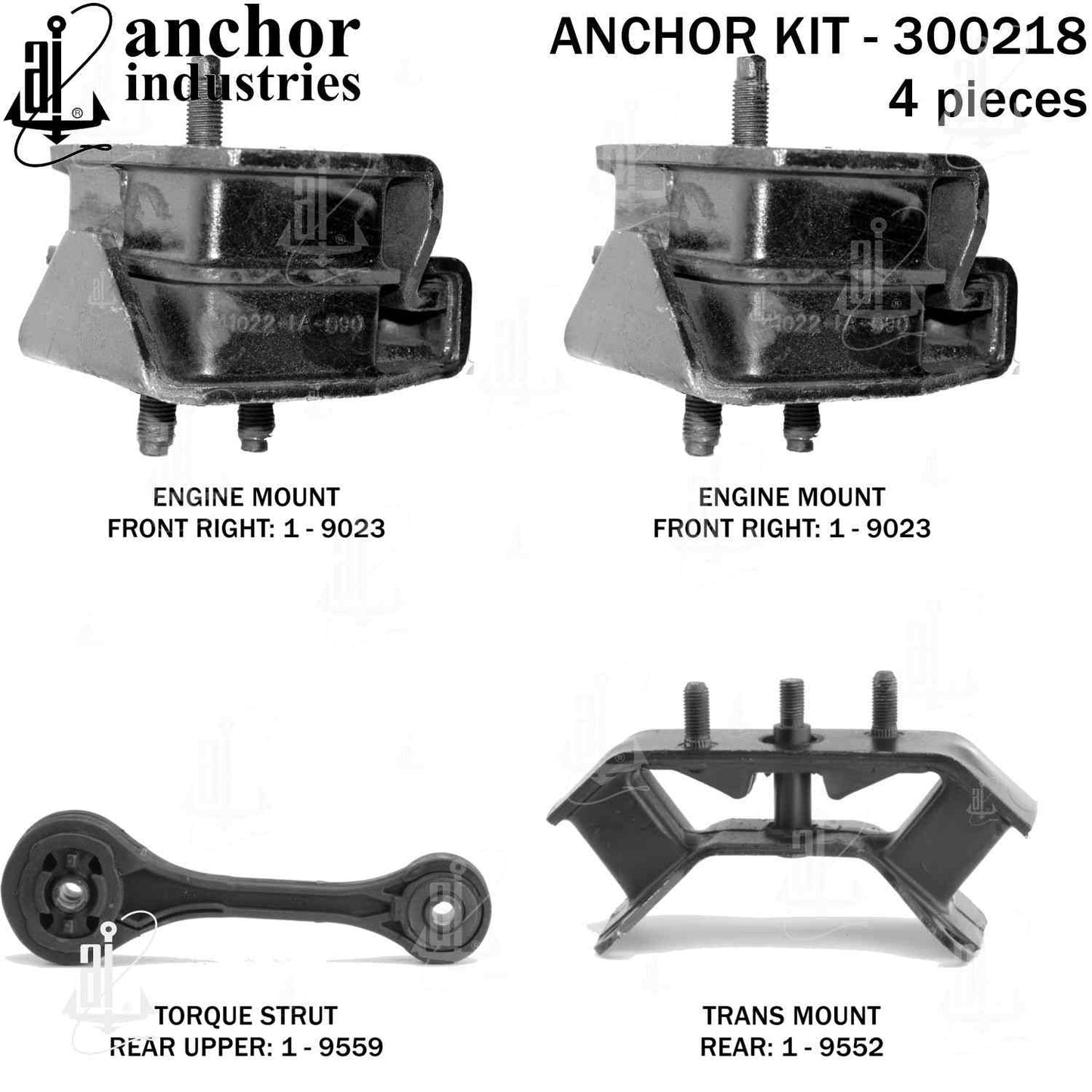 Anchor Engine Mount Kit 300218