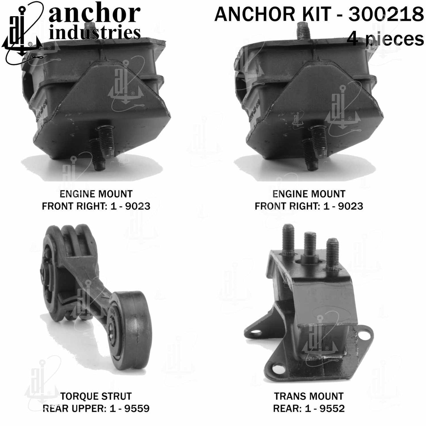 Anchor Engine Mount Kit 300218