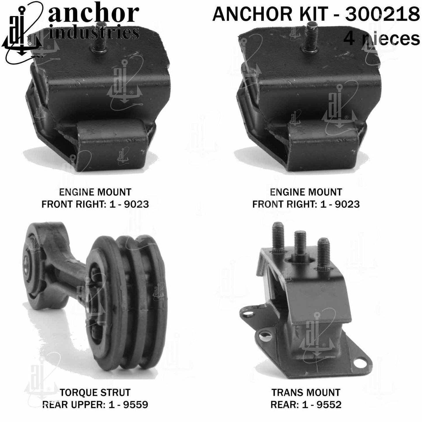 Anchor Engine Mount Kit 300218