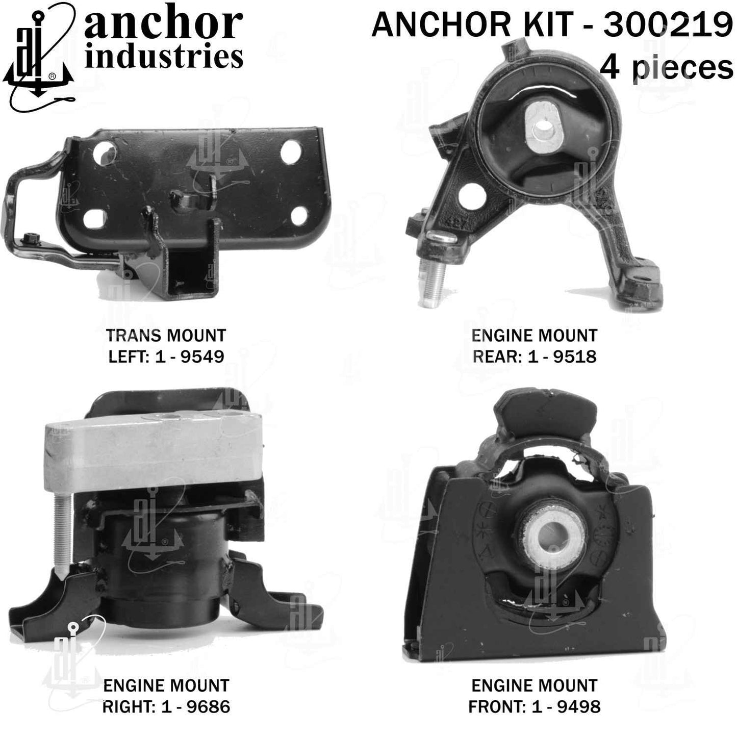 Anchor Engine Mount Kit 300219