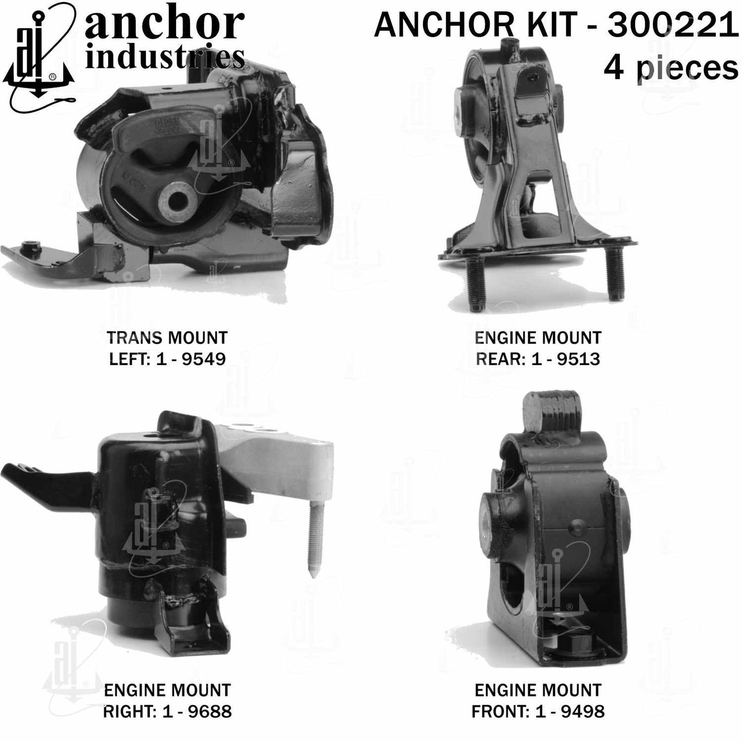 Anchor Engine Mount Kit 300221