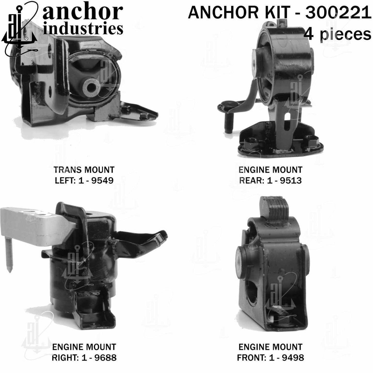 Anchor Engine Mount Kit 300221
