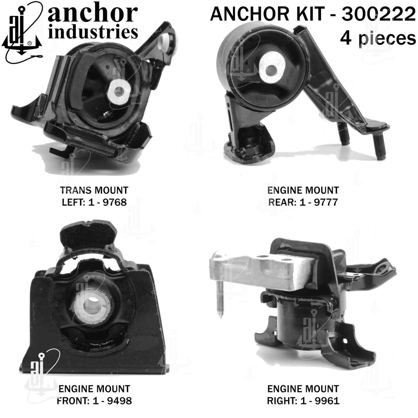Anchor Engine Mount Kit 300222