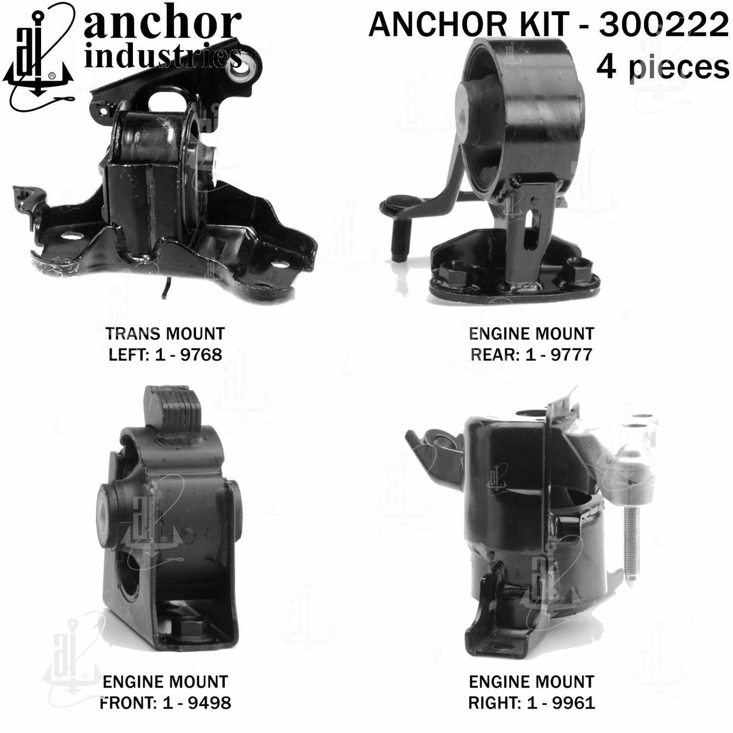 Anchor Engine Mount Kit 300222