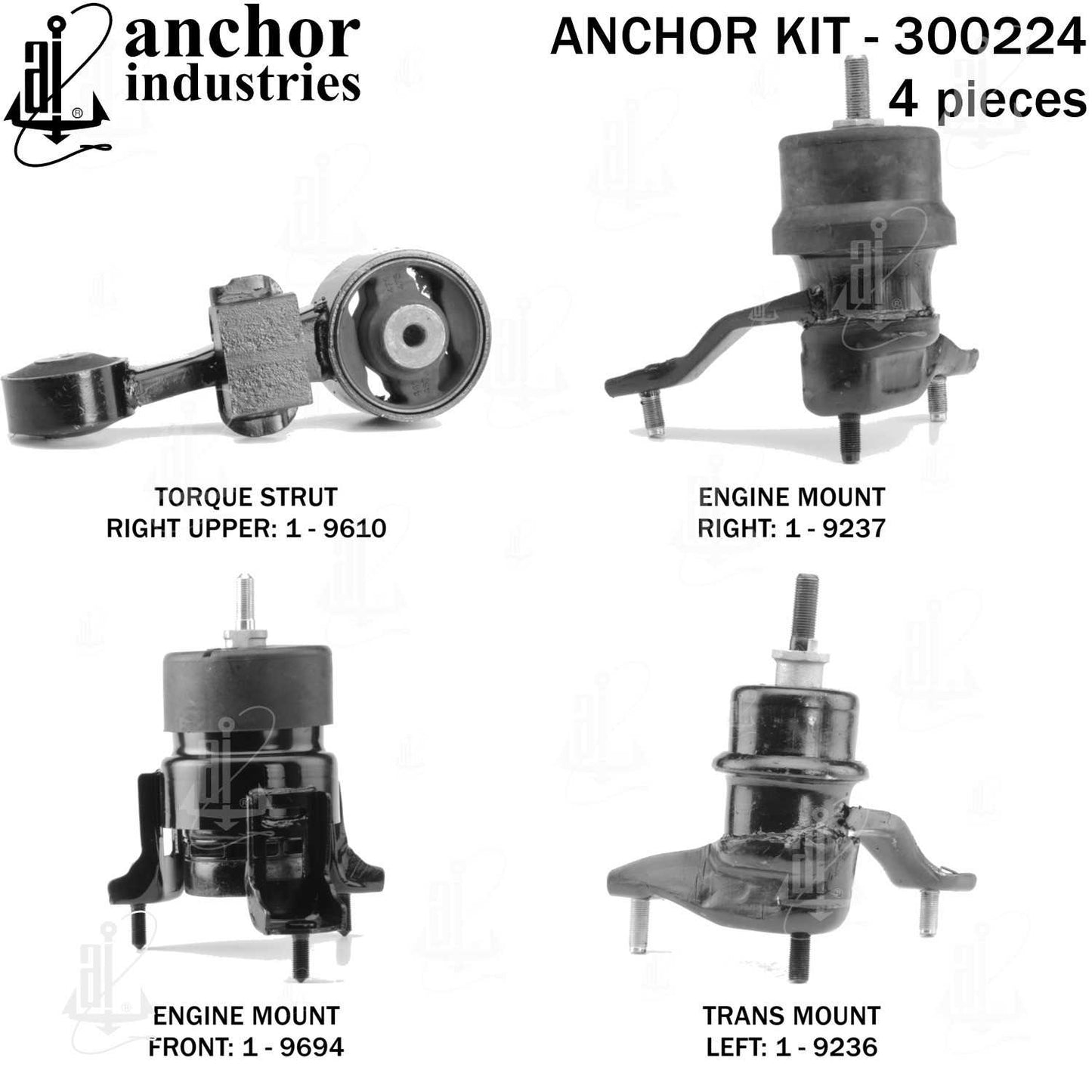 Anchor Engine Mount Kit 300224