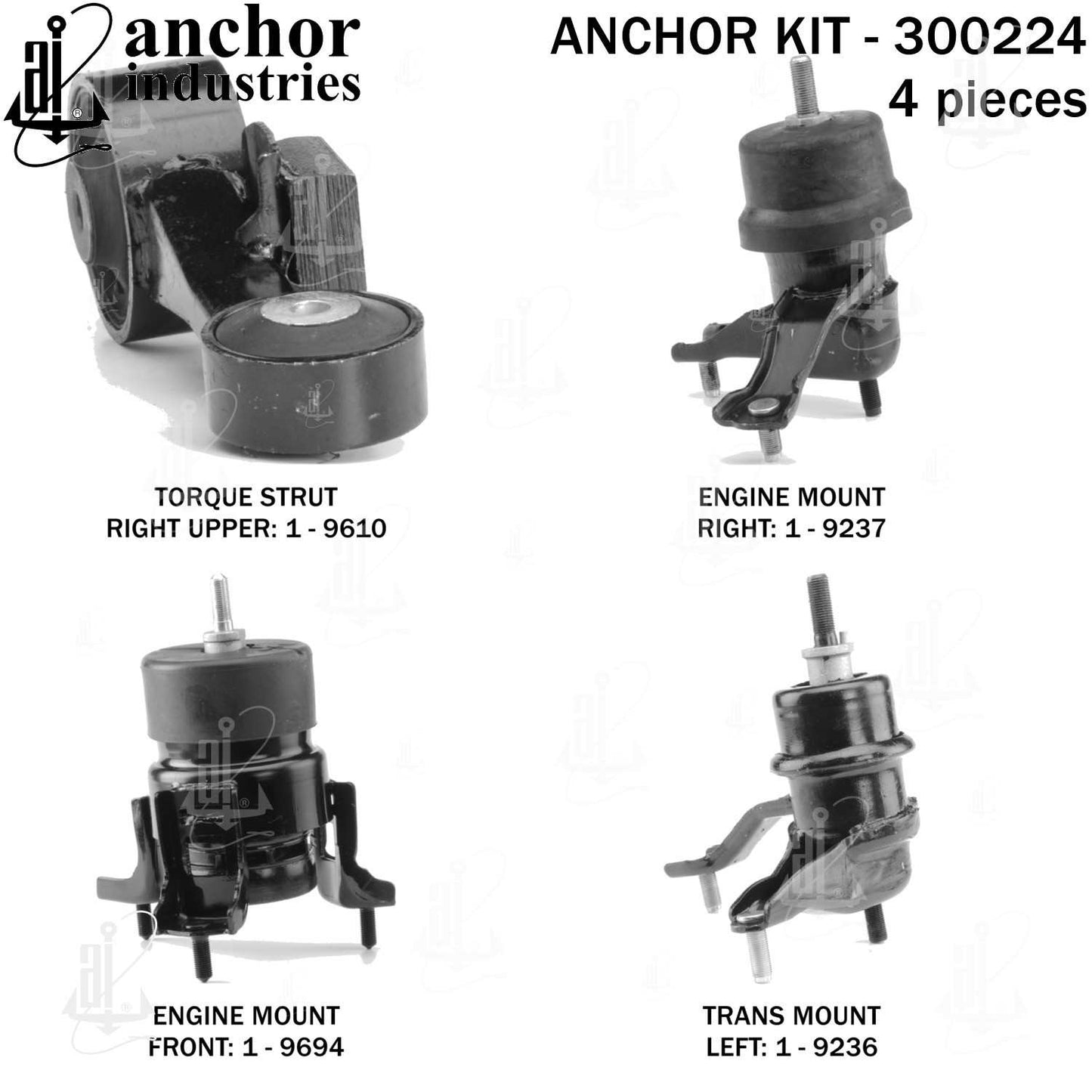 Anchor Engine Mount Kit 300224