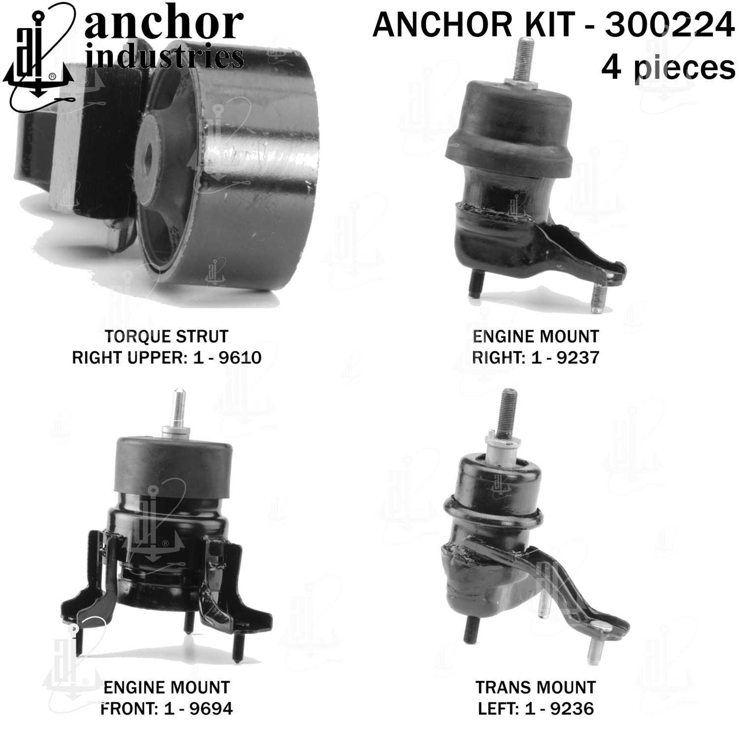 Anchor Engine Mount Kit 300224